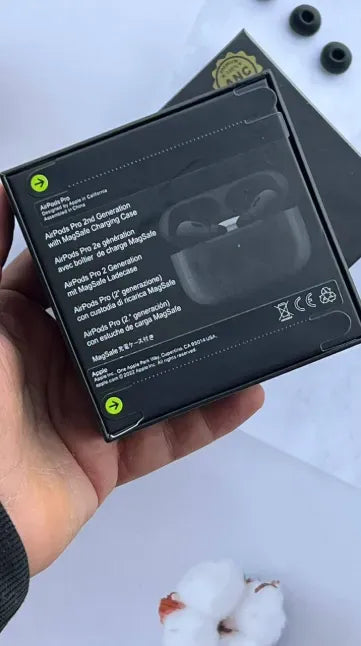 Wireless Bluetooth Earbuds, AirPods Pro 2nd Generation ANC matte black for Android and iOS