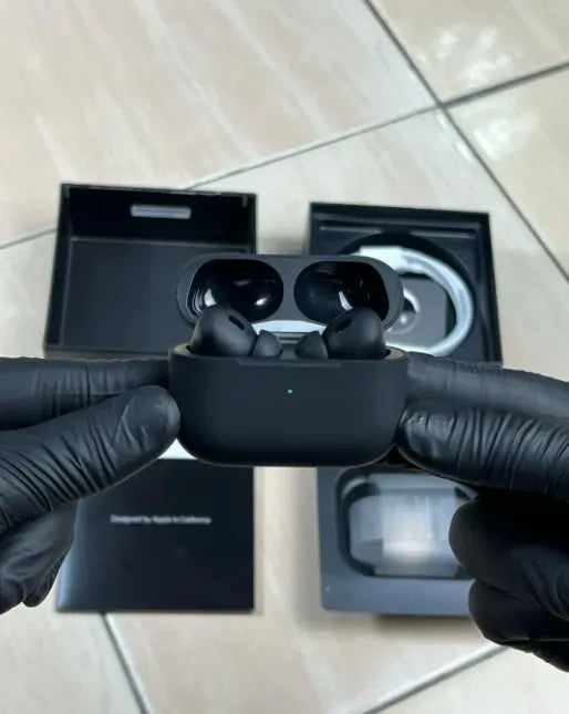 Wireless Bluetooth Earbuds, AirPods Pro 2nd Generation ANC matte black for Android and iOS