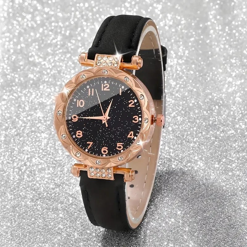 Women Watches Rhinestone Fashion Elegant Wristwatch