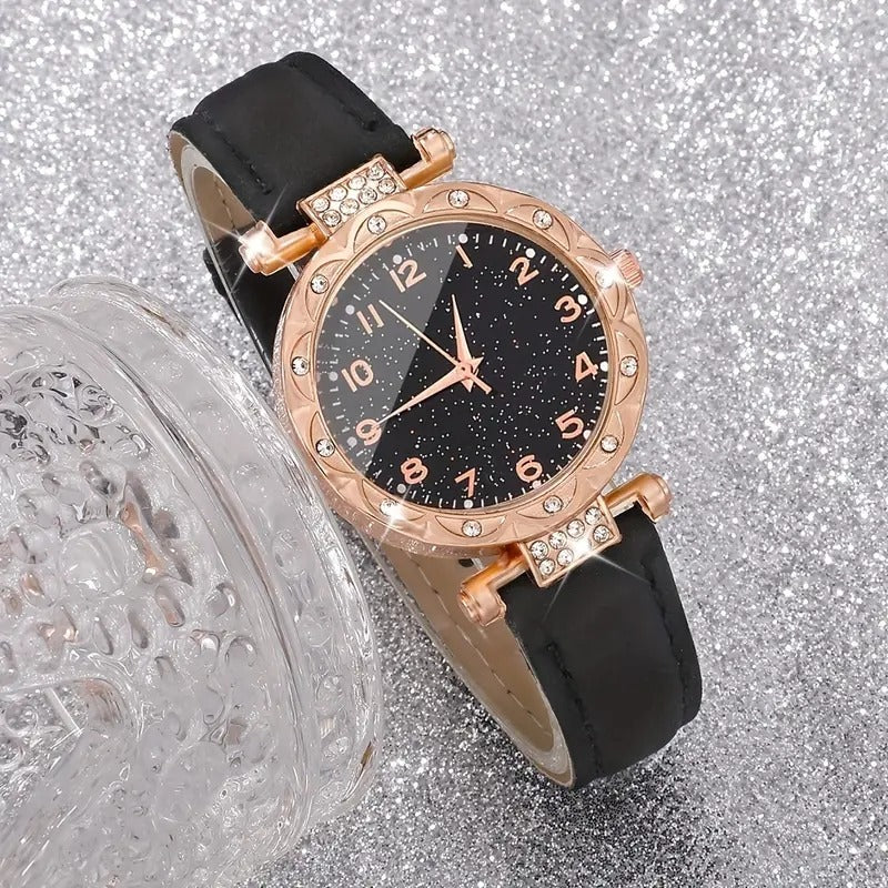 Women Watches Rhinestone Fashion Elegant Wristwatch