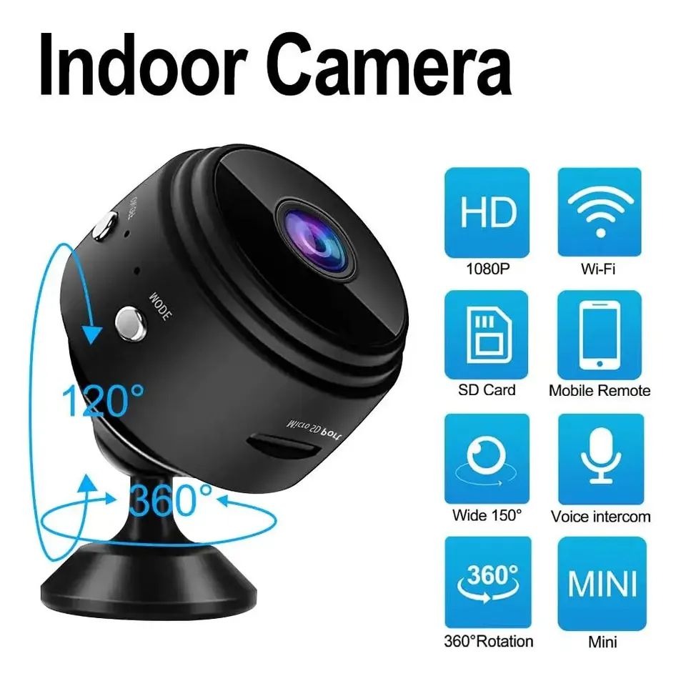 Mini Camera - Wireless Outdoor Security Camera with Night Vision