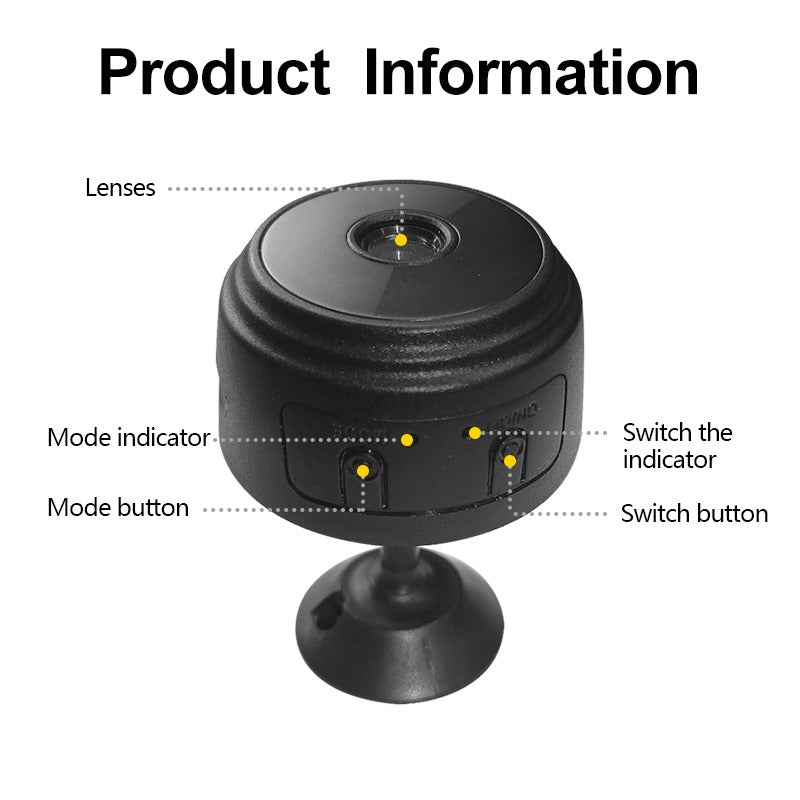Mini Camera - Wireless Outdoor Security Camera with Night Vision