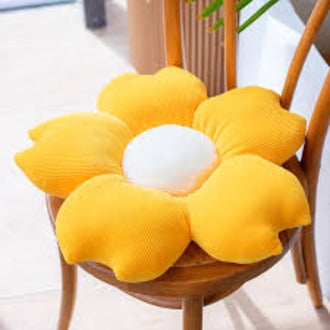 Flower-Shaped Cushions for Chairs and Sofas