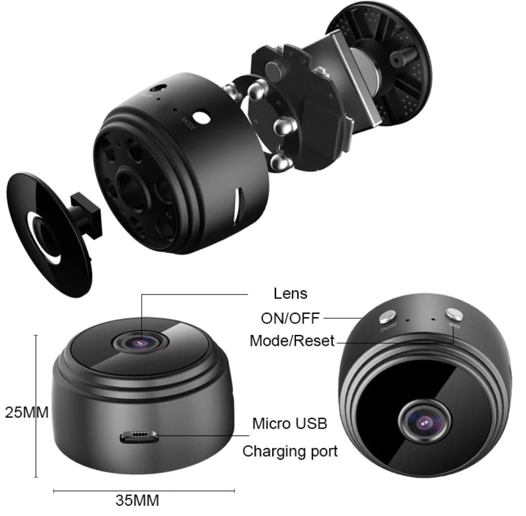Mini Camera - Wireless Outdoor Security Camera with Night Vision