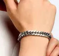AlRashid Shopping Store Luxury Business Sport Watch for Men / Boys With Silver Hand/Wrist Bracelet Chain